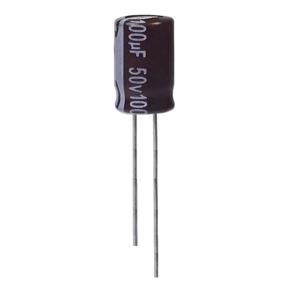 خازن الکترولیت 100 میکروفاراد 50 ولت آکسبوم مدل TEC-10150
