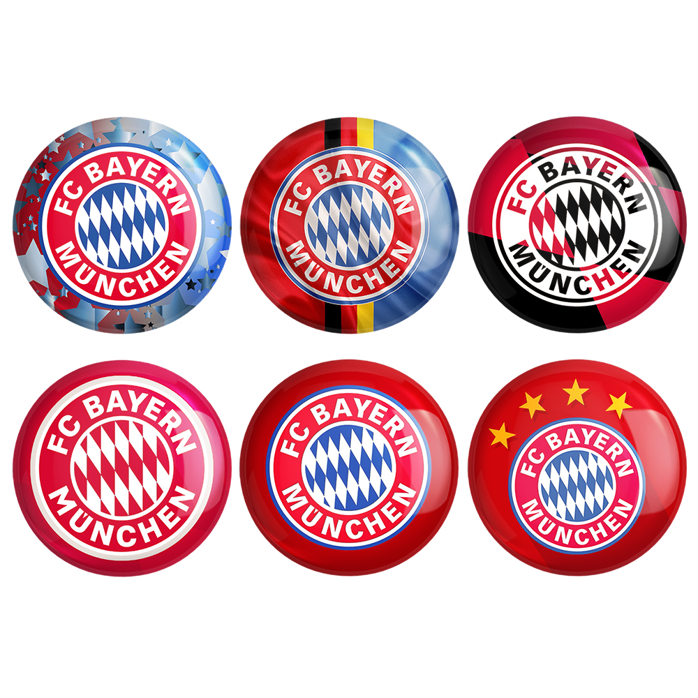 مگنت خندالو طرح باشگاه بایرن مونیخ FC Bayern Munich کد 1724A مجموعه 6 عددی