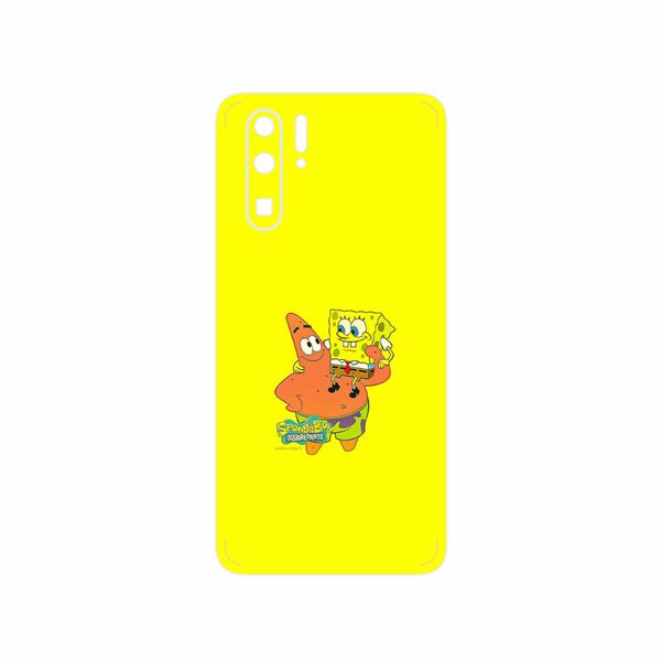 برچسب پوششی ماهوت مدل SpongeBob SquarePants مناسب برای گوشی موبایل هوآوی P30 Pro