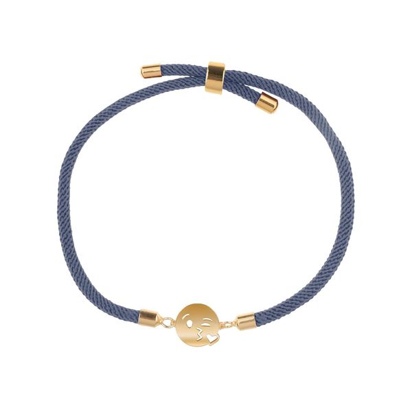 دستبند طلا 18 عیار زنانه مدوپد مدل ایموجی کد D12-10104
