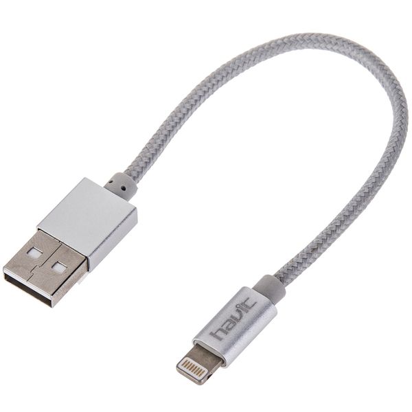 کابل تبدیل USB به لایتنینگ هویت مدل HV-CB627X به طول 0.18 متر