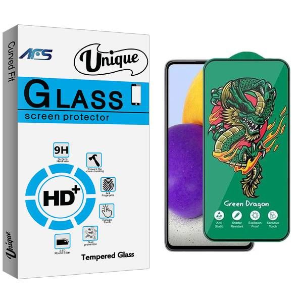 محافظ صفحه نمایش ای اف اس مدل Unique Green_Dragon مناسب برای گوشی موبایل سامسونگ Galaxy A72