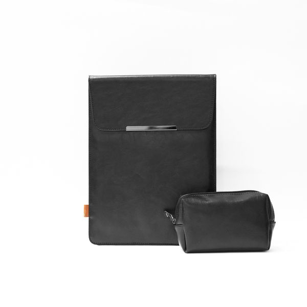 کاور لپ تاپ پِروین مدل LD-23 مناسب برای لپ تاپ 13 اینچی به همراه کیف لوازم جانبی