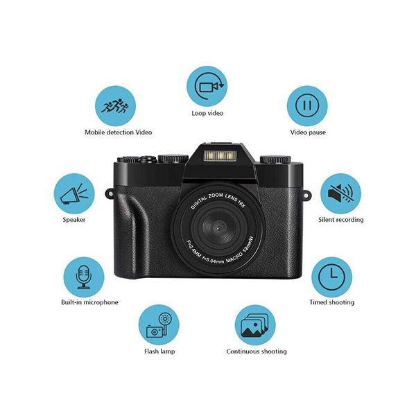  دوربین دیجیتال مدل 2.7K UHD 30.0MP به همراه لنز 16X 