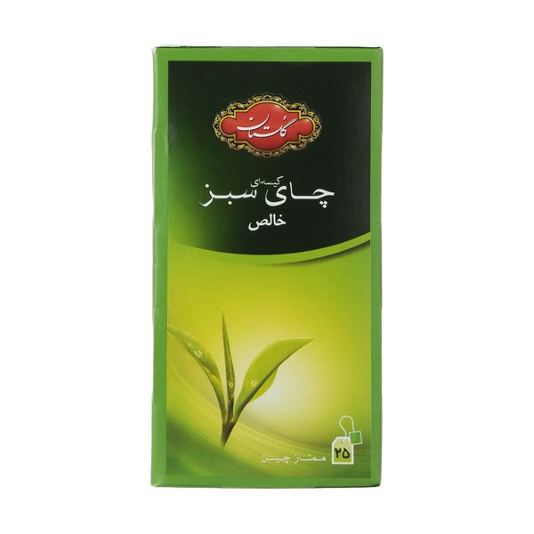 چای سبز گلستان بسته 25 عددی