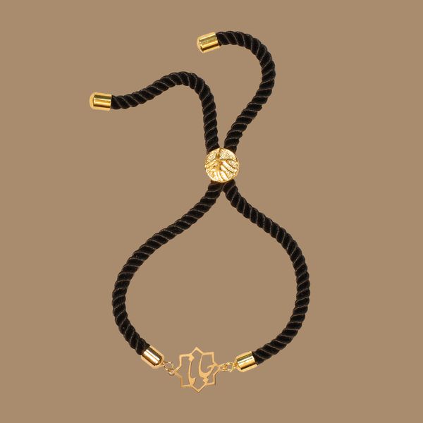 دستبند طلا 18 عیار زنانه آمانژ مدل جانا کد D9598