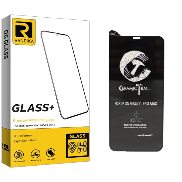 محافظ صفحه نمایش راندیکا مدل GLD مناسب برای گوشی موبایل اپل IPhone 11 Pro Max