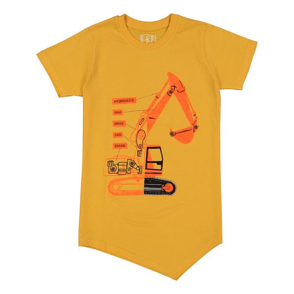 تی شرت آستین کوتاه پسرانه سون پون مدل 1142 رنگ زرد