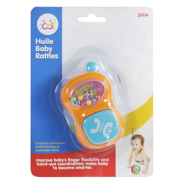 بازی آموزشی هولی تویز مدل Huile Baby Rattles کد 0050