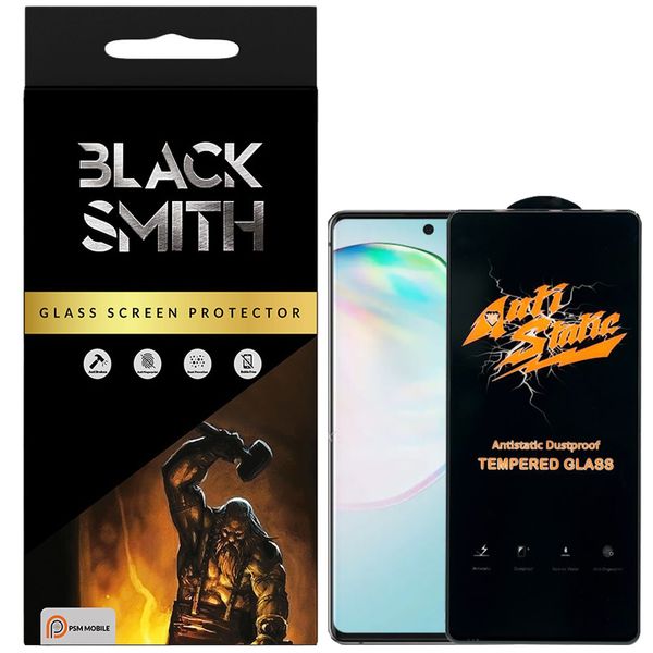 محافظ صفحه نمایش پی اس ام‌ موبایل مدل BlackSmith مناسب برای گوشی موبایل سامسونگ Galaxy A91 4G