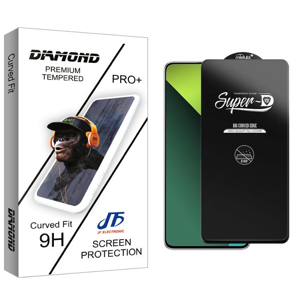 محافظ صفحه نمایش جی اف مدل Diamond SuperD_ESD مناسب برای گوشی موبایل شیائومی Redmi Note 13 Pro