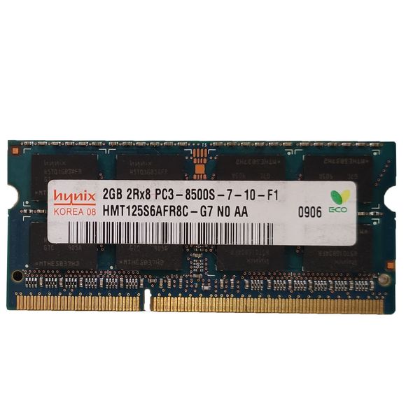  رم لپ‌تاپ DDR3 تک کاناله 1066 مگاهرتز CL8 هاینیکس مدل 8500s ظرفیت 2 گیگابایت