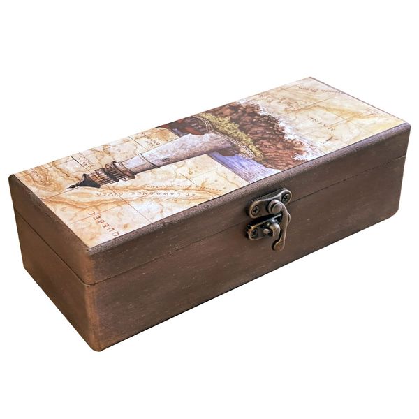 جعبه چوبی مدل جورچین فانوس دریایی