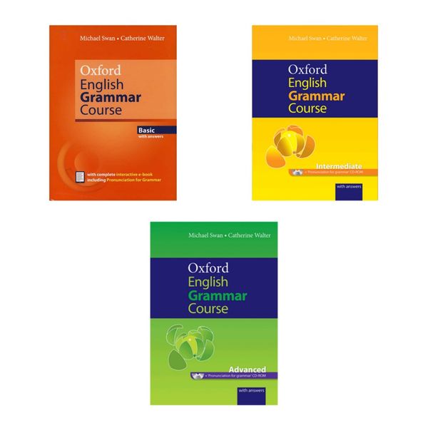 کتاب Oxford English Grammar Course اثر Michael Swan انتشارات آکسفورد 3جلدی 