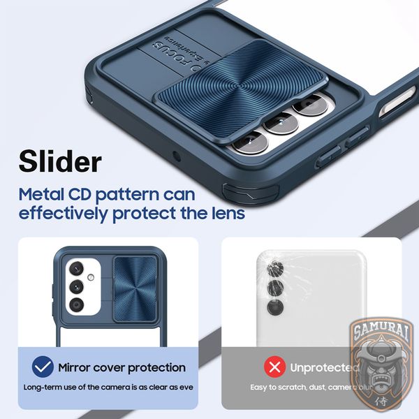کاور سامورایی مدل Lens Slide مناسب برای گوشی موبایل سامسونگ Galaxy A55 / A55 5G