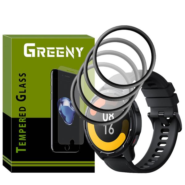 محافظ صفحه نمایش گرینی مدل GR-PM مناسب برای ساعت هوشمند شیائومی Watch S1 active بسته چهار عددی