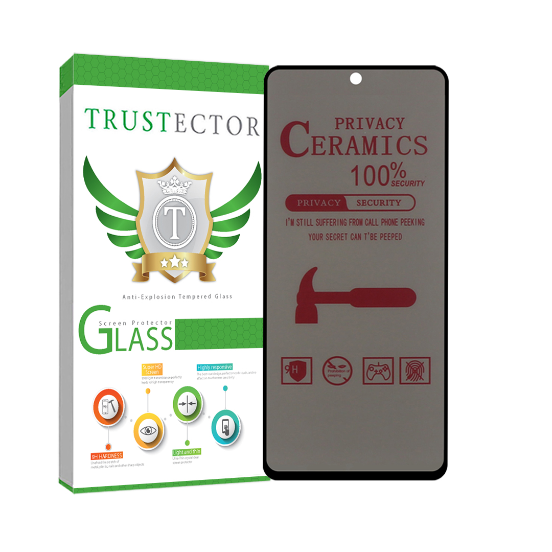     محافظ صفحه نمایش سرامیکی حریم شخصی تراستکتور مدل PRIVATECRT مناسب برای گوشی موبایل سامسونگ Galaxy C55