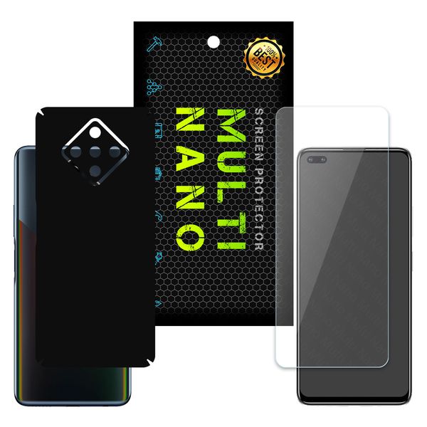 برچسب پوششی مولتی نانو مدل X-F1M-S مناسب برای گوشی موبایل اینفینیکس Zero 8 به همراه محافظ صفحه نمایش