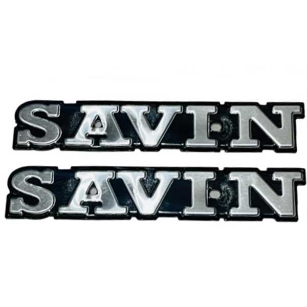آرم روی باک موتور سیکلت وارون مدل A-61-SAVIN-SLVR مناسب برای هوندا بسته 2 عددی