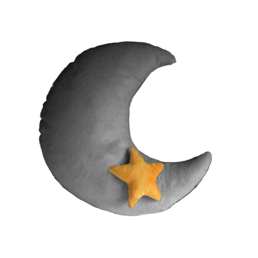 کوسن کودک مدل ماه با ستاره
