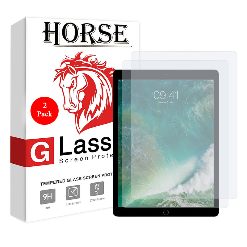 محافظ صفحه نمایش گلس هورس مدل UCC مناسب برای تبلت اپل iPad Pro 12.9 2017 بسته دو عددی