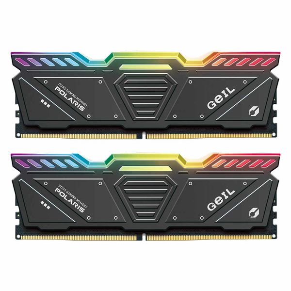 رم دسکتاپ DDR5 دو کاناله 4800 مگاهرتز CL40 گیل مدل POLARIS RGB ظرفیت 32 گیگابایت