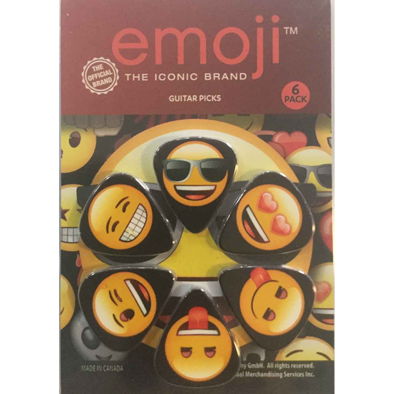 پیک گیتار پریس مدل Emoji بسته‌ 6 عددی
