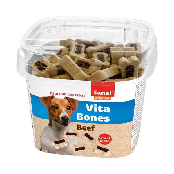 تشویقی سگ سانال مدل ویتامینه Vita Bones وزن 100 گرم