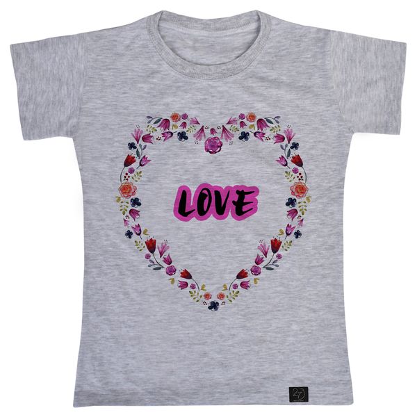 تی شرت دخترانه 27 مدل love کد V82