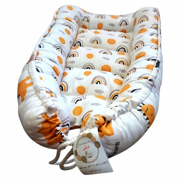 تشک خواب نوزاد شایلی مدل اژدها کوچولو به همراه بالش شیردهی