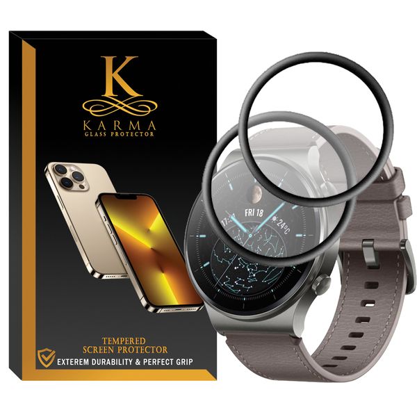 محافظ صفحه نمایش کارما مدل KA-PM مناسب برای ساعت هوشمند هوآوی GT2 Pro بسته دو عددی