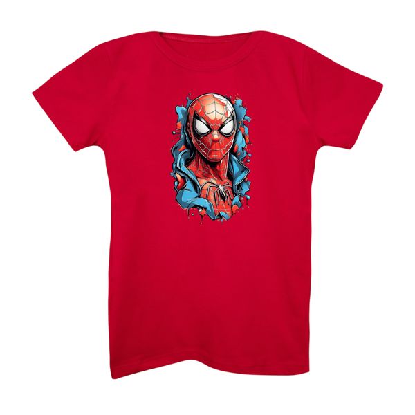 تی شرت آستین کوتاه پسرانه مدل مرد عنکبوتی کد ۵