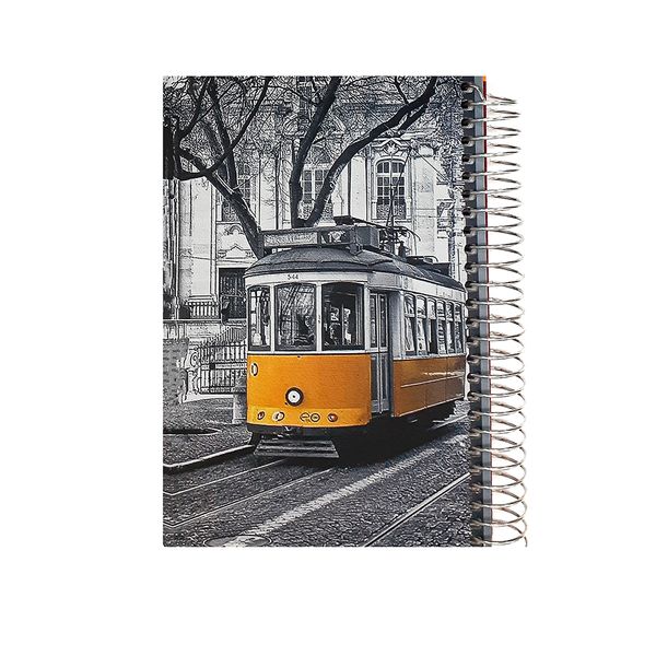 دفترچه یادداشت 100 برگ دوکادفتر مدل پالتوئی طرح قطار شهری