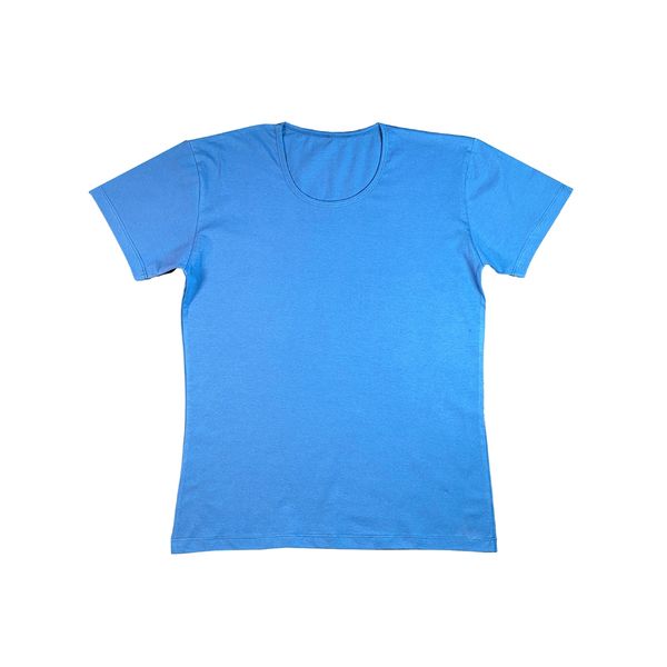 زیرپوش مردانه مدل یقه گرد رنگ آبی