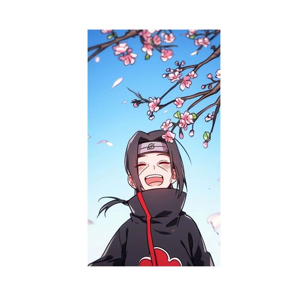 استیکر لپ تاپ و موبایل مدل انیمه طرح ناروتو اوچیها ایتاچی naruto uchiha itachi کد 1641