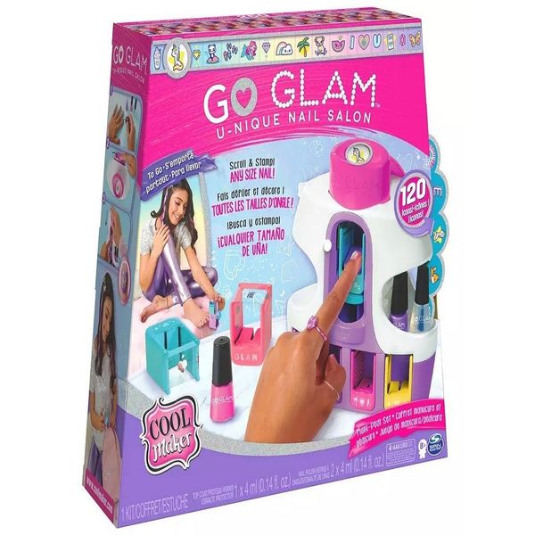 ست اسباب بازی لوازم آرایشی اسپین مستر مدل استمپر ناخن ویژه Cool Maker Go Glam