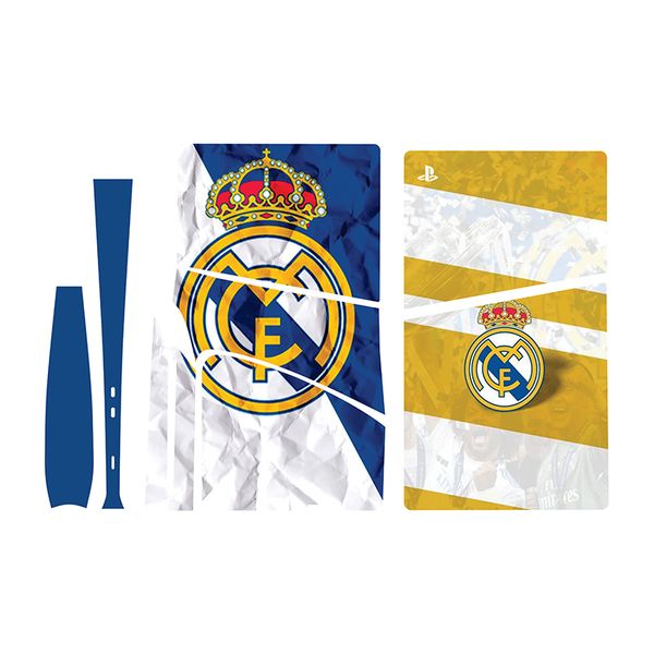  برچسب کنسول بازی پلی استیشن 5 اسلیم مدل  03 Real Madrid مجموعه 5 عددی 