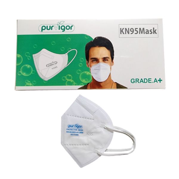 ماسک تنفسی پرویگور مدل KN95 کد11 بسته 15 عددی
