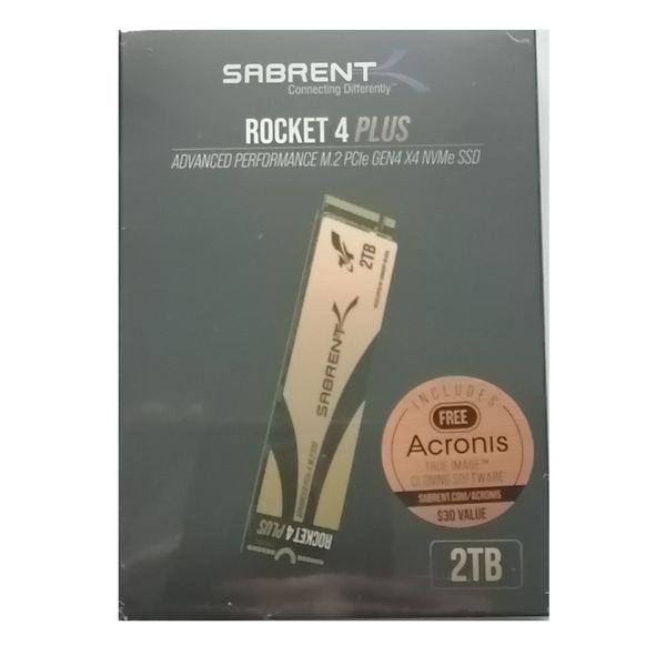 اس اس دی اینترنال سابرنت مدل Sabrent 2TB Rocket 4 Plus NVMe 4.0 Gen4 PCIe ظرفیت دو ترابایت