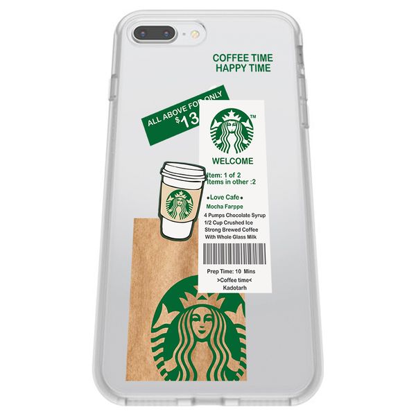 کاور طرح Starbucks مناسب برای گوشی موبایل اپل iPhone 7 Plus / 8 Plus 