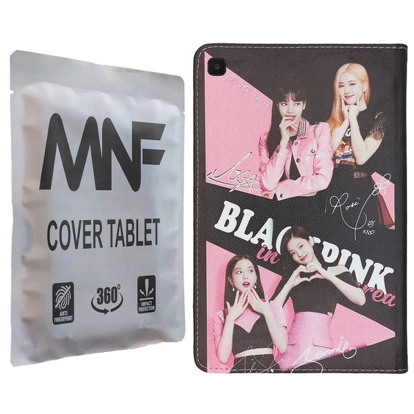 کیف کلاسوری ام ان اف طرح Black Pink کد M-334 مناسب برای تبلت سامسونگ Galaxy Tab A 10.1 2019 T510 / T515