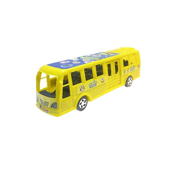 ماشین بازی مدل اتوبوس طرح باب اسفنجی