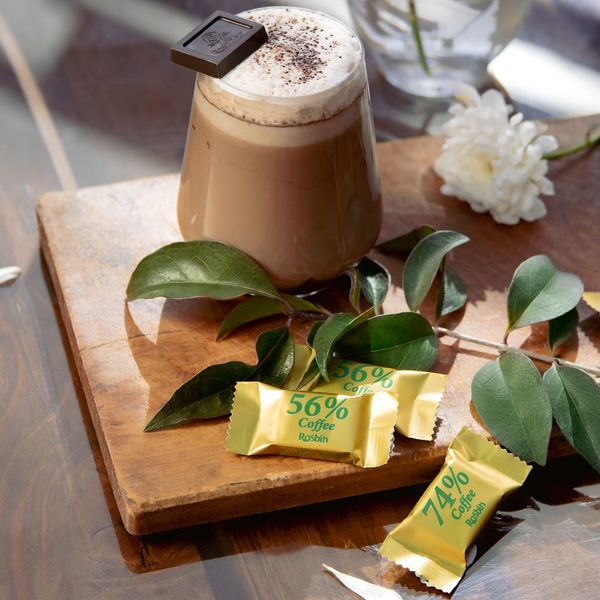شکلات تلخ 56 درصد قهوه رزبین استار - 360 گرم 