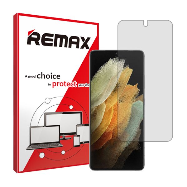 محافظ صفحه نمایش شفاف ریمکس مدل HyGEL مناسب برای گوشی موبایل سامسونگ Galaxy S21 Ultra 