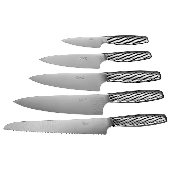 چاقو آشپزخانه ایکیا مدل 365+ بسته 5 عددی