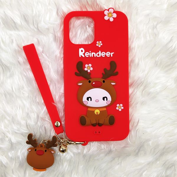 کاور لوفتر مدل Reindeer مناسب برای گوشی موبایل اپل Iphone 12 Pro Max به همراه بند 