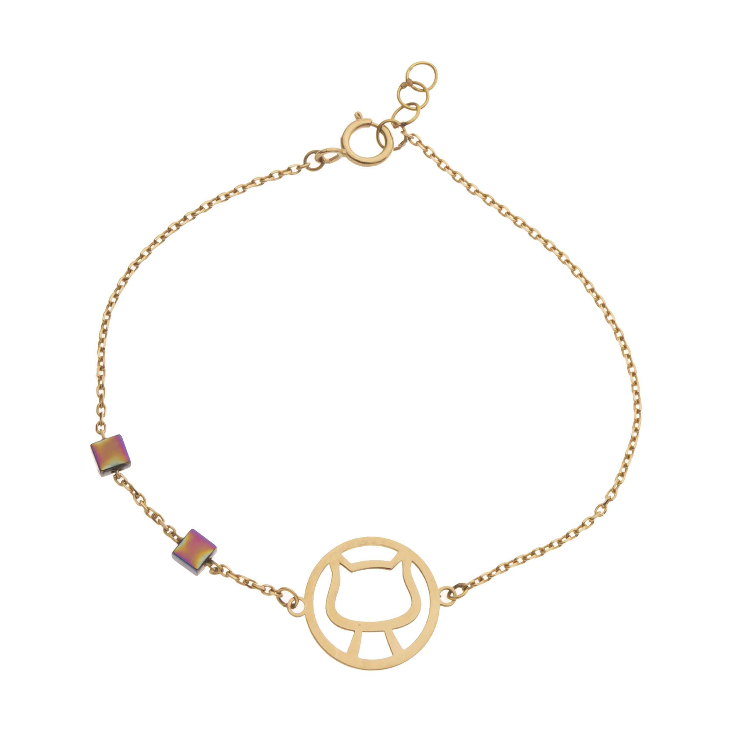 دستبند طلا 18 عیار زنانه نیوانی مدل DA2013