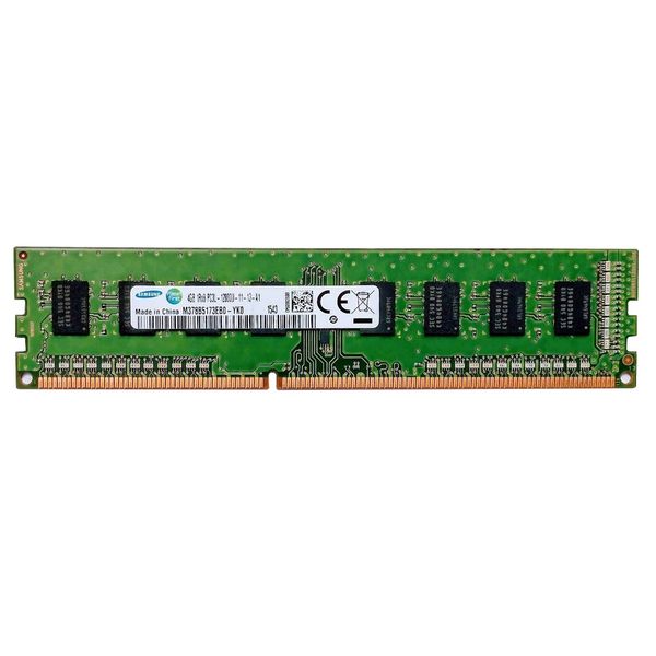  رم کامپیوتر DDR3 تک کاناله 1600 مگاهرتز CL11 سامسونگ مدل PC3L-12800U ظرفیت 4 گیگابایت