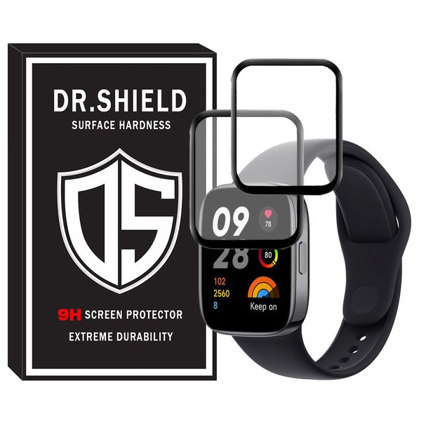 محافظ صفحه نمایش دکترشیلد مدل DR-PM مناسب برای ساعت هوشمند شیائومی Redmi Watch 3 /watch 3 active بسته دو عددی