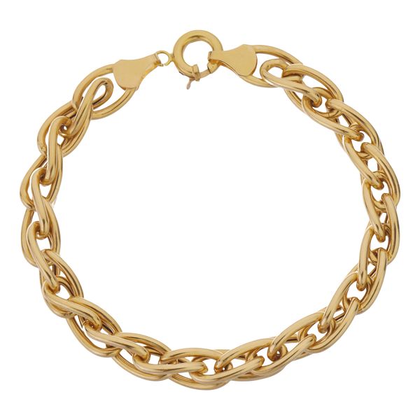 دستبند طلا 18 عیار زنانه طلای مستجابی مدل 40151 
